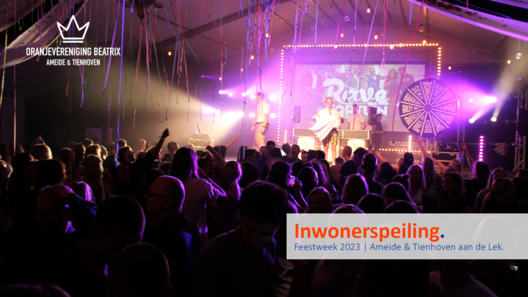 Inwonerspeiling Feestweek Oranjevereniging Beatrix